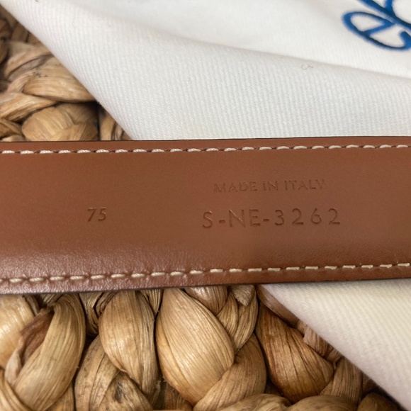 Celine Medium Triomphe Belt in Natural Calf Skin Size 75 - Picture 3 of 16